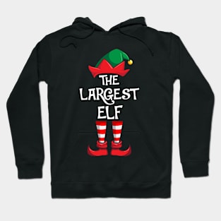 Largest Elf Matching Family Christmas Hoodie